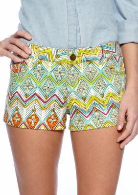 Fire Aztec Print Short