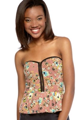 Fire Peplum Bustier