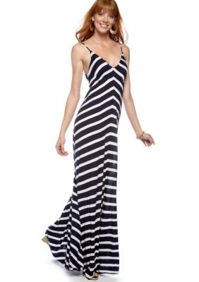 Eight Sixty Striped Maxi Dress