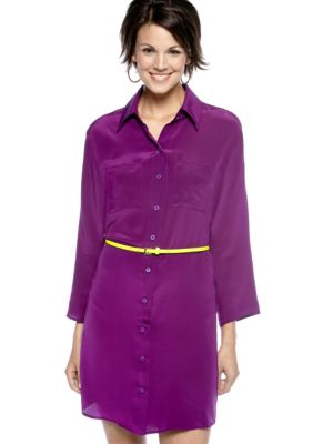 Eight Sixty Roll Sleeve Shirt Dress