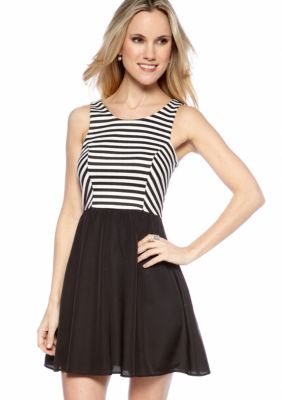 Eight Sixty Stripe Combo Dress