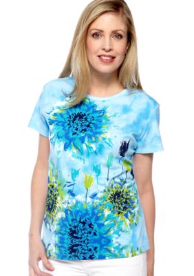 Jane Ashley Garden Tye Dye Top