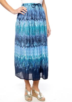 Jane Ashley Brook Stick Print Skirt