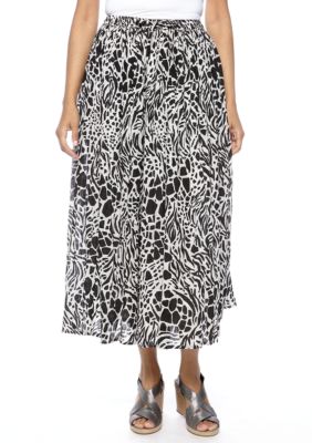 Jane Ashley Animal Printed Skirt