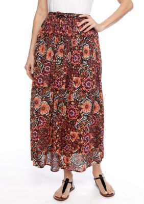 Jane Ashley Printed Brook Stick Skirt