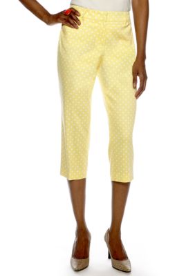 Sharagano Dot Print Capri