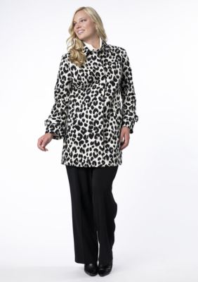 Madison Plus Size Animal Print Jacket