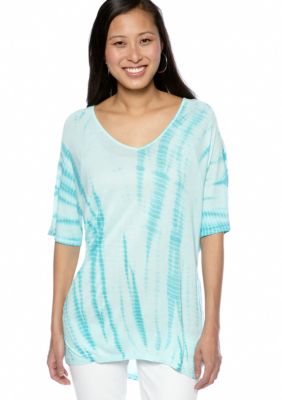 Nine West Vintage America Collection Sweet Pea Tie Dye Tee