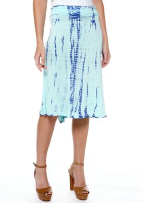 Nine West Vintage America Collection Tie Dye Knit Skirt