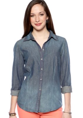 Nine West Vintage America Collection Layla Denim Shirt