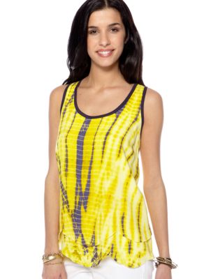 Nine West Vintage America Collection Posy Scalloped Tank