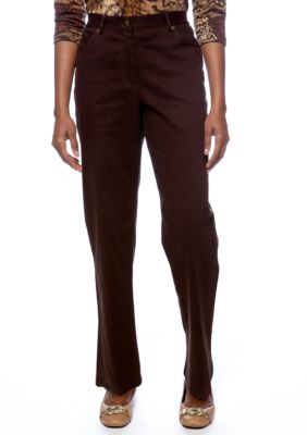 Ruby Rd Side Elastic Twill Pant