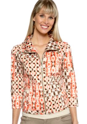 Ruby Rd The Great Escape Patchwork Satin Jacket