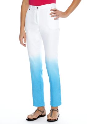 Ruby Rd Eye Candy Dip Dye Ankle Denim