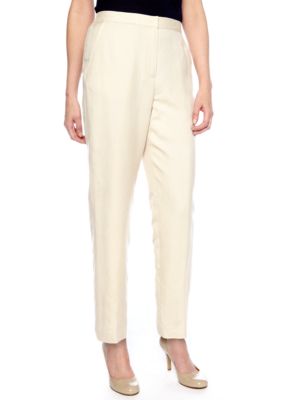 Ruby Rd Shell Party Linen Slash Pocket Pant
