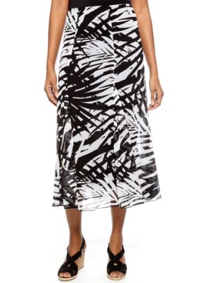 Ruby Rd Night and Day Printed Maxi Skirt
