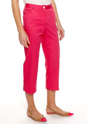 Ruby Rd Volt Embellished Split Hem Capri