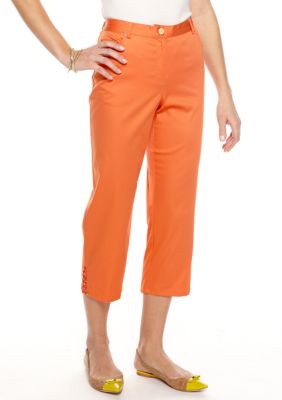 Ruby Rd Volt Embellished Split Hem Capri