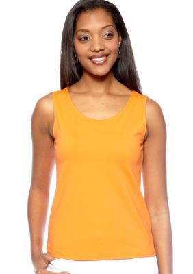 Ruby Rd High Voltage Scoop Neck Sleeveless Shell