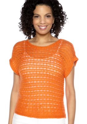 Ruby Rd High Voltage Tube Yarn Pullover