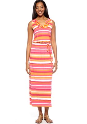 Ruby Rd High Voltage Sleeveless Maxi Dress