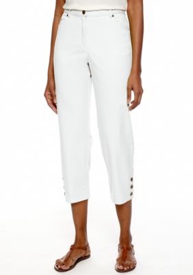 Ruby Rd Favorite Three Button Hem Capri