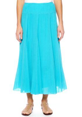 Ruby Rd Favorite Crinkle Gauze Skirt