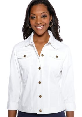 Ruby Rd Favorite Stretch Twill Jean Jacket