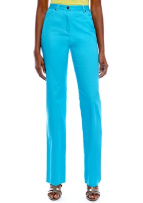 Ruby Rd Petite Key Item Side Elastic Stretch Twill Pant - Regular Length