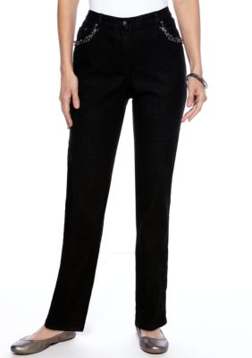 Ruby Rd Ruby Rd. Sunshine State Embellished Stretch Denim
