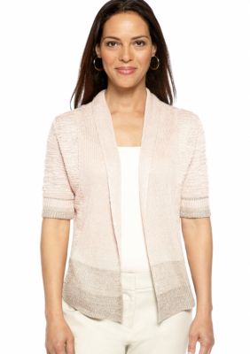 Ruby Rd Santa Fe Shawl Collar Cardigan