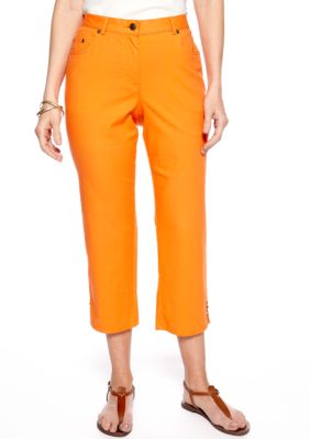 Ruby Rd Tribe Vibe Classic Hem Embellished Capri