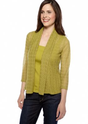 Ruby Rd Petite Favorite Shawl Collar Sweater