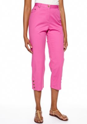 Ruby Rd Favorite Three Button Hem Capri