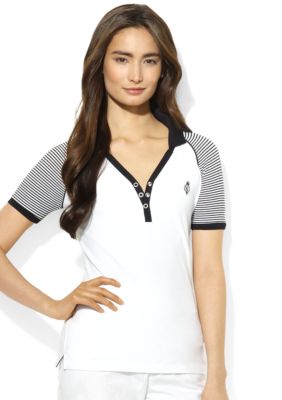 Lauren Active Stretch-Cotton Crest Polo