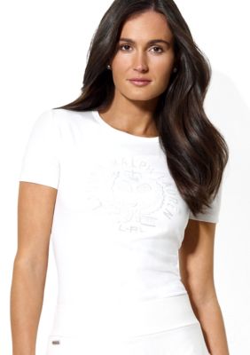 Lauren Active Sequined Crewneck Tee