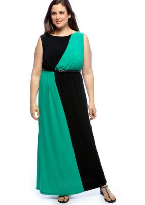 New Directions&reg; Plus Size Lattice Back Maxi