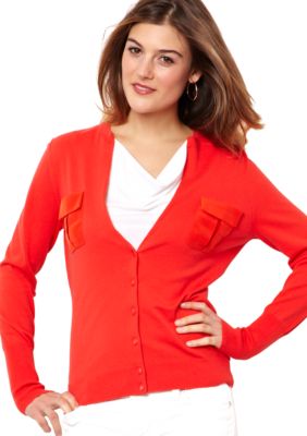 Nautica Cardigan with Military Front Pockets