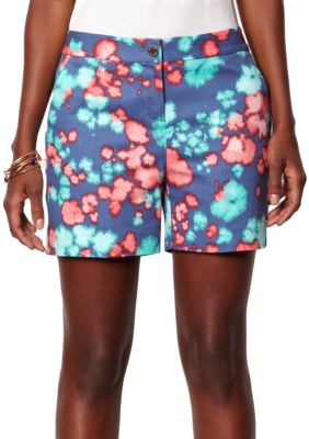 Nautica Watercolor Floral Print Shorts