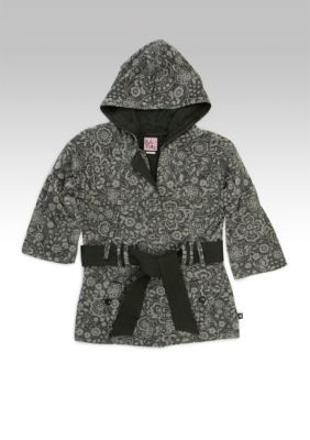 LA Kitty Burnout Belted Hoodie