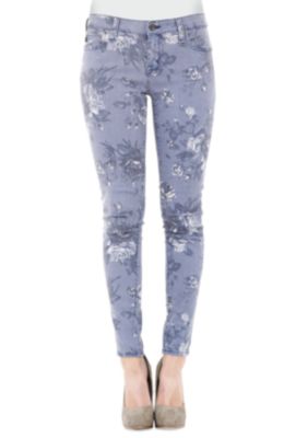 Big Star Alex Rose Printed Skinny Jean