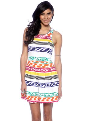 Big Star Fabe Tribal Print Dress