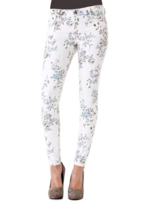 Big Star Alex Printed Mid-Rise Skinny Jean