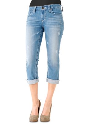 Big Star Remy Cuffed Crop With Back Pocket Stitching