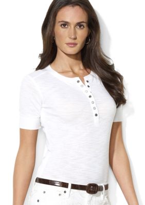 Lauren Jeans Co. Louis Snap-Placket Tee