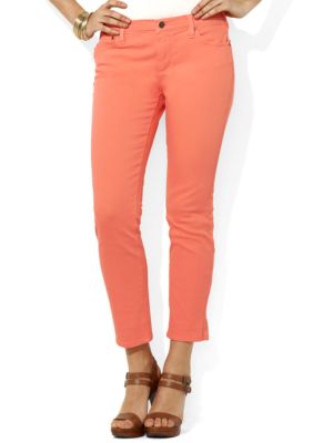 Lauren Jeans Co. Slimming Modern Straight Ankle Jean