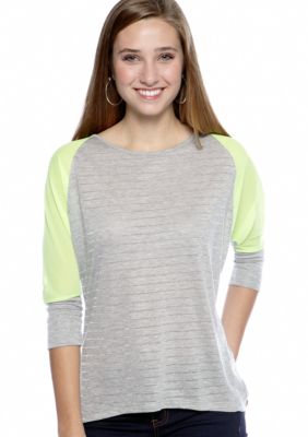 Red Camel&reg; Three-Quarter Sleeved Dolman Top