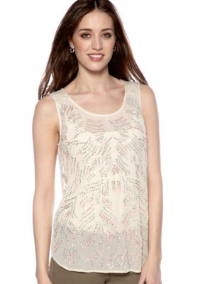 Willow and Clay Sequin Front Shell