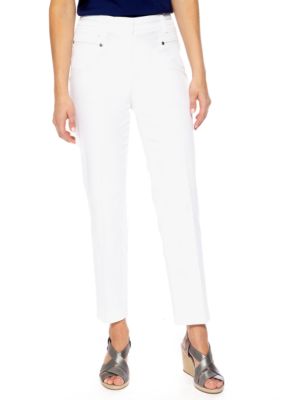 New Directions Sateen Ankle Pant