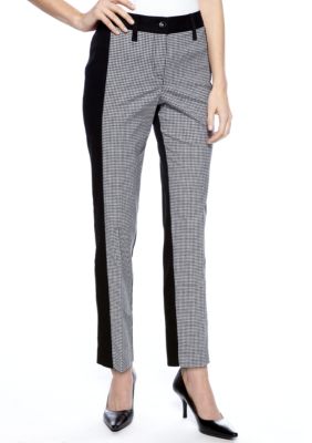 New Directions Petite Color Block Twill Pant